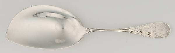 Japanese (Sterling, 1871, Monograms) Small Solid Ice Cream Server