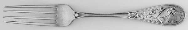 Japanese (Sterling, 1871, Monograms) Fork