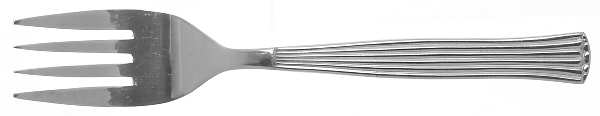 TOT9 (STAINLESS) Medium Solid Cold Meat Serving Fork