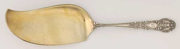 Renaissance (Sterling, 1905, Monograms) Large Solid Ice Cream Server