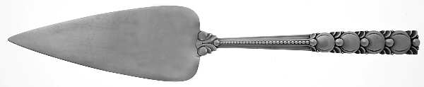 Tomato (Sterling) Solid Pastry Server