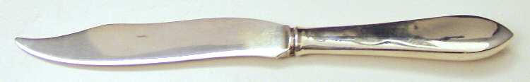 Faneuil (Sterling, "L" or No Stamps) Individual Solid Fish Knife