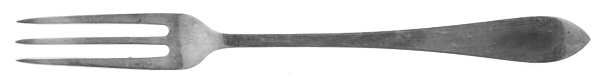 Faneuil (Sterling, "L" or No Stamps) Strawberry Fork