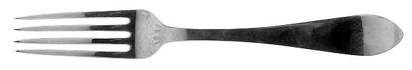 Faneuil (Sterling, "L" or No Stamps) Fork