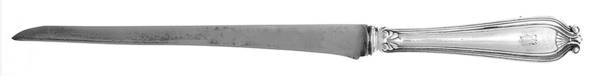 Whittier (Silverplate, 1907) Large Stainless Blade Roast Carving Knife