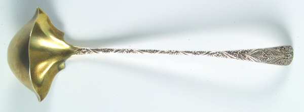 Custom Engraved (Sterling) Long Double-Lipped Cream Ladle