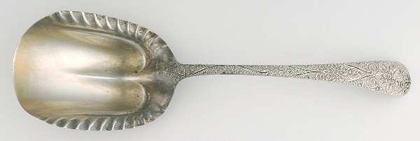 Custom Engraved (Sterling) Solid Berry Serving Scoop