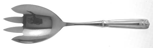 Benjamin Franklin (Sterling, "Towle") Salad Serving Fork with Stainless Prongs