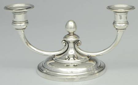 Hamilton (Sterling, Hollowware) 5" 2 Light Candelabra