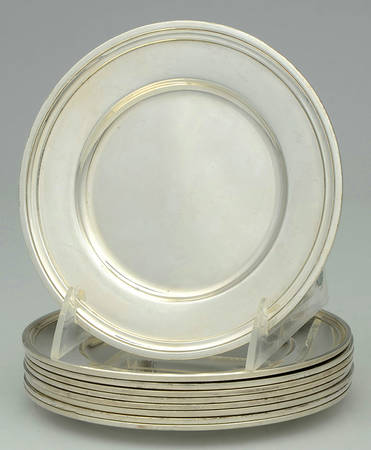 Hamilton (Sterling, Hollowware) Bread & Butter Plate - Set of 8