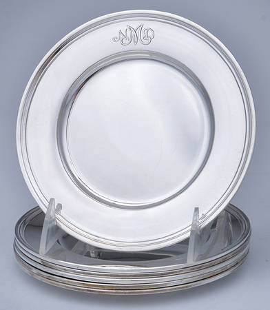 Hamilton (Sterling, Hollowware) Bread & Butter Plate - Set of 6