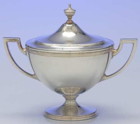 Hamilton (Sterling, Hollowware) Sugar Bowl & Lid