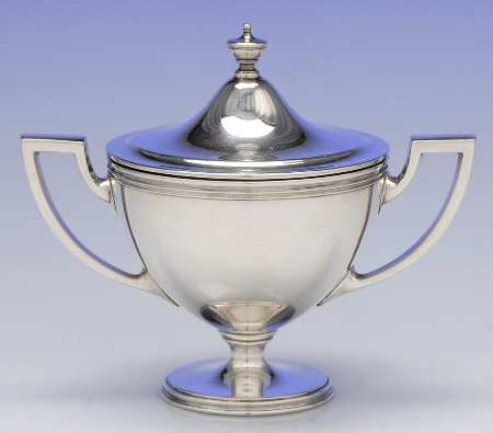 Hamilton (Sterling, Hollowware) Mini Sugar Bowl & Lid
