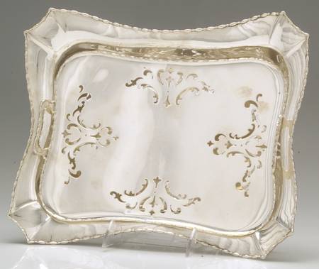Marquise (Sterling, Hollowware) (2 Pc)  Asparagus Serving Tray & Strainer
