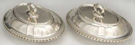 Marquise (Sterling, Hollowware) (Set of 2) 11" Double Oval Vegetable