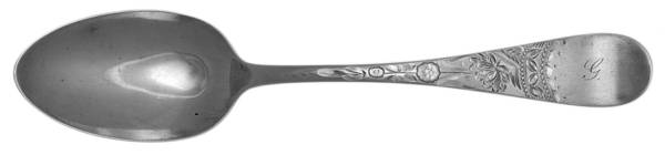 NO. 50 (STERLING) Monogram Teaspoon