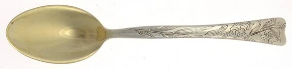 Lap-Over-Edge (Engraved) Ice Cream Spoon Individual by Tiffany & CO SILVER