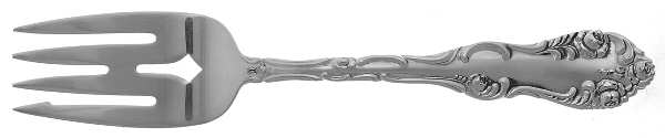 Old English (Sterling, 1892, Towle Stamp) Individual Salad Fork