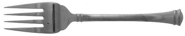 Classique Glossy Large Solid Cold Meat Serving Fork