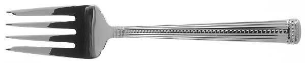 Bouton (Stainless) Medium Solid Cold Meat Serving Fork by Towle Silver