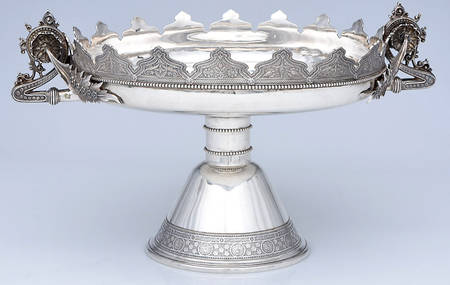 Persian (Sterling, Hollowware) 10" Round Pedestal Centerpiece