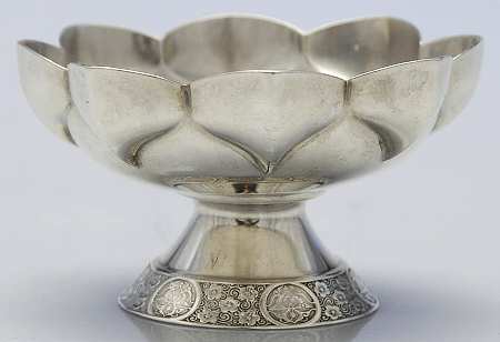 Persian (Sterling, Hollowware) Master Open Salt