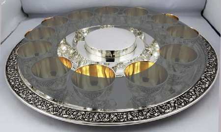 Olympian (Sterling, Hollowware) Round Tray For Punch Bowl