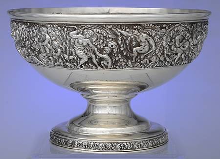 Olympian (Sterling, Hollowware) 10" Round Footed Centerpiece