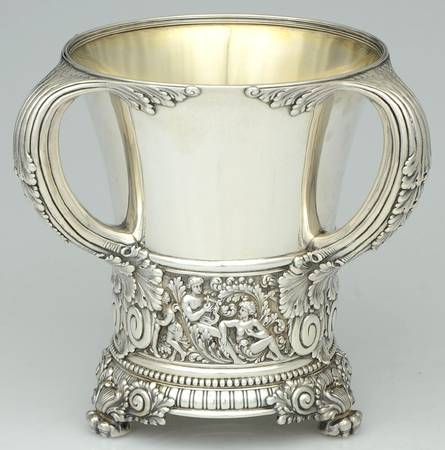Olympian (Sterling, Hollowware) Sterling 3-Handled Loving Cup