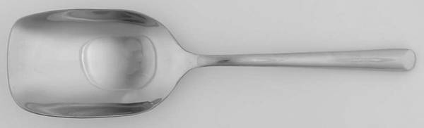 Wave (Stainless) Ice Scoop with Stainless Bowl by Towle Silver