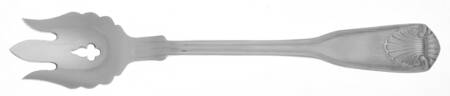 London Shell-Continental (Stainless) Vegetable Serving Fork Solid  HC by Towle Silver