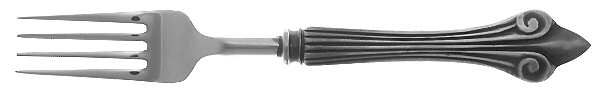 Pewter Knight (Pewter Finish) Individual Salad Fork