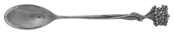 Floral (Sterling) Demitasse Spoon