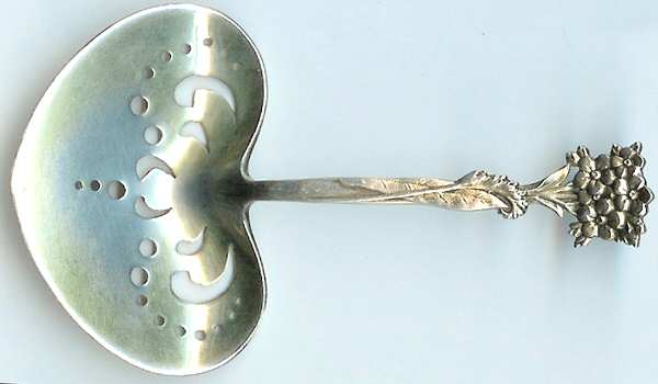 Floral (Sterling) Solid Bon Bon Spoon