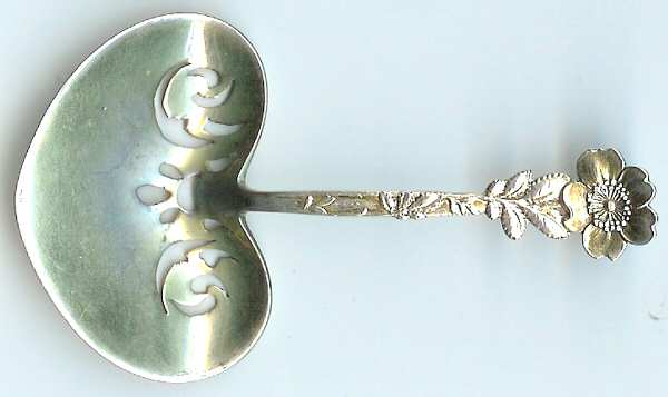 Floral (Sterling) Solid Bon Bon Spoon