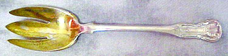 TIS41 (Sterling) Oversize Solid Salad Servng Fork