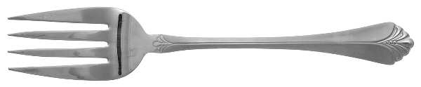 Santa Barbara (Frosted) Medium Solid Cold Meat Serving Fork