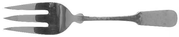 Hammersmith (Stainless, Germany, Satin) Large Solid Cold Meat Serving Fork