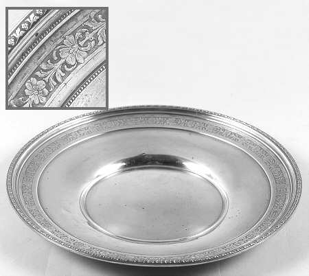 Beverly (Sterling, Hollowware) Sterling Sandwich Plate