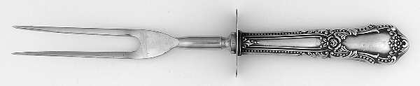 TWS350 (Sterling) Large Stainless-Prong Roast Carving Fork