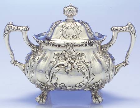 727 (Sterling, Hollowware) Sugar Bowl & Lid