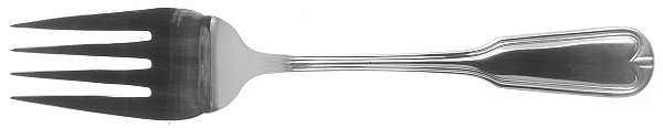 Hotel (Stainless) Medium Solid Cold Meat Serving Fork