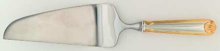 Ben Franklin (Sterling-Gold Acct) Pie & Cake Server with Stainless Blade