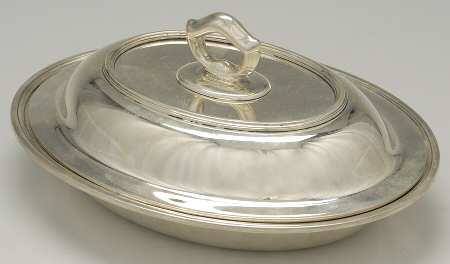 Hamilton (Sterling, Hollowware) (2 Pc) 11" Oval Double Vegetable