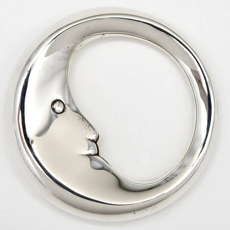 Man in the Moon (Sterling) Baby Rattle