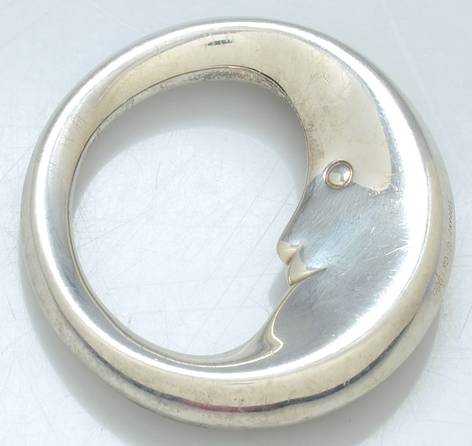 Man in the Moon (Sterling) Baby Rattle
