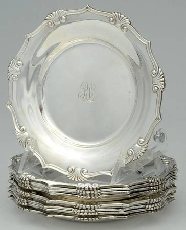 16071 (Sterling, Hollowware) Bread & Butter Plate - Set of 10