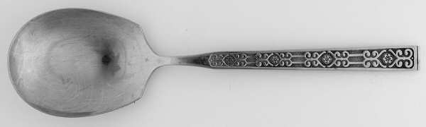 TWS405 (Stainless) Solid Smooth Casserole Spoon