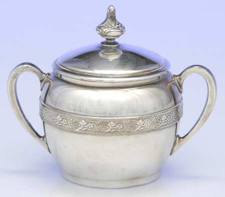 9330 (Silverplate, Hollowware) Plated Mini Sugar Bowl