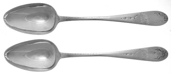 TJW1(Sterling) Tablespoon (Serving Spoon) - Set of 2 by C Terry& J Williams